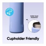 Owala 24 fl oz Stainless Steel FreeSip Water Bottle - Out of the Blue - Image 4