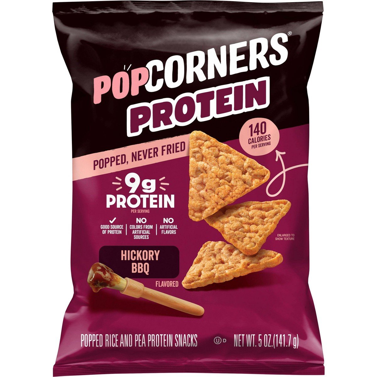 GUEST_b56f8001-f9bd-40a9-b51b-fd1df7b4a537.jpg Popcorners Protein Hickory BBQ Chips - 5oz - Image 1