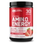Optimum Nutrition Preworkout Amino Energy Supplement Powder -Strawberry - 9.50oz: Sports Nutrition, Energy Boost