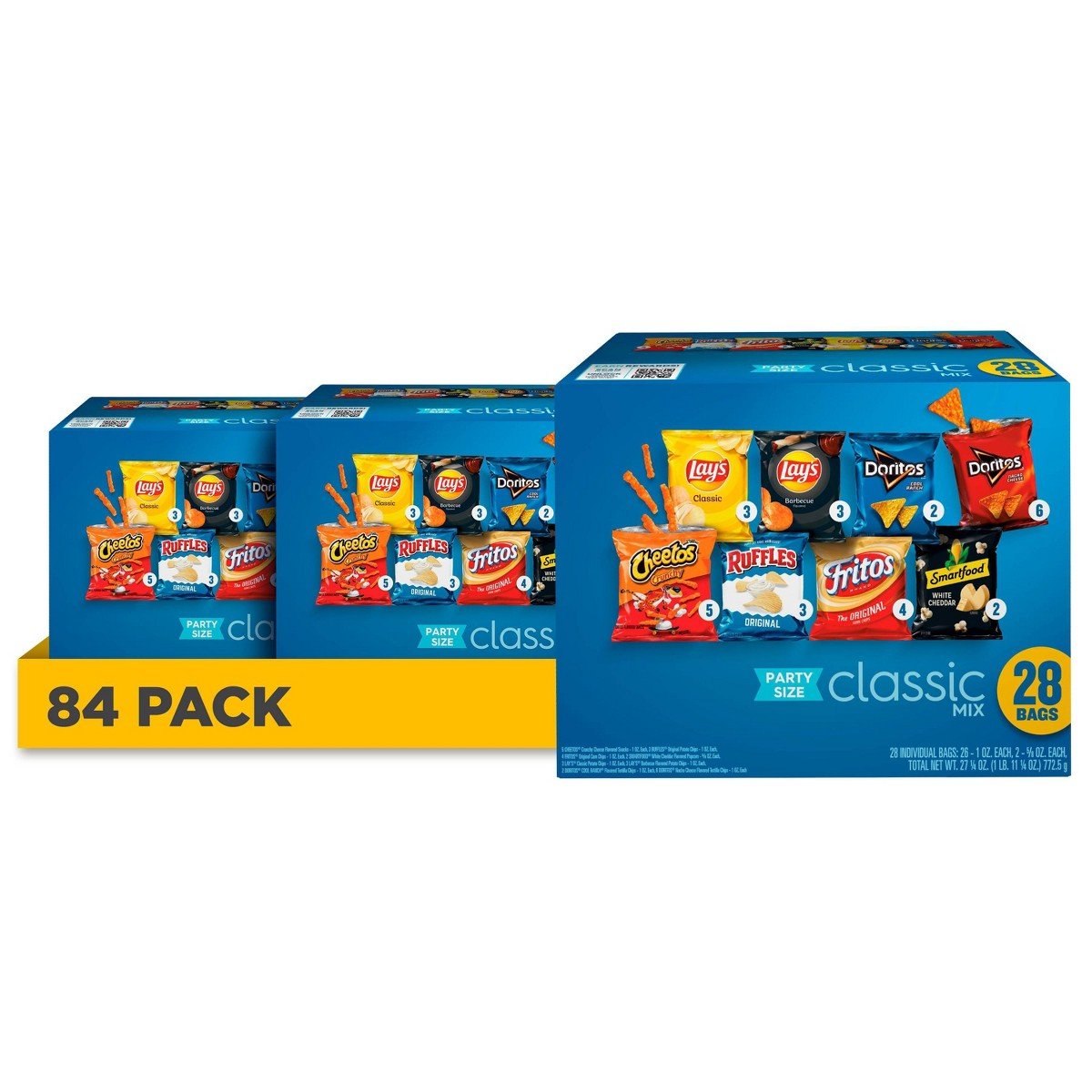 GUEST_b6069368-36ad-46c0-918a-bc461c1a25dd.jpg Frito-Lay 3 Pack/28ct Each Snacks Classic Mix Party Size Variety Pack - Image 1