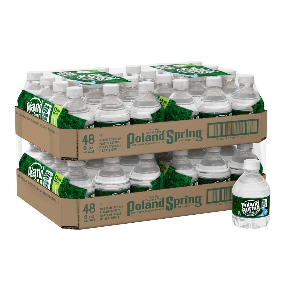 GUEST_b74b852b-c1fb-4fad-af5c-519e844c7a39.jpg Poland Spring Maine Spring Water - 48 Pack/8 Fl Oz, Plastic Bottles - Image 1