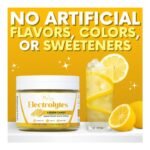 My Adventure to Fit Electrolytes Powder Sugar Free Drink Mix - Lemon Candy Flavored - 37 Servings - No Artificial Flavors, Colors, or Sweeteners - Image 5