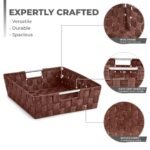 Sorbus 9 Piece Variety Size Hand-Woven Storage Baskets - for Home & Closet Organization - Image 2