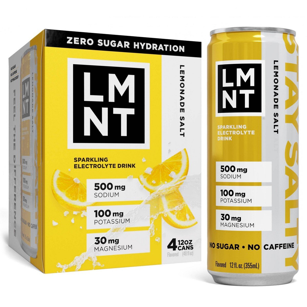 GUEST_b8190e75-f457-45fc-a292-c6504ddc8921.jpg LMNT Zero Sugar Lemonade Sparkling Electrolyte Drink - 4pk/12 fl oz - Image 1