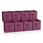 Sorbus 8 Pack 11 Inch Foldable Storage Cubes with Handle- for Organizing Home, Shelves, Nursery, Playroom, Closet and More - Image 11