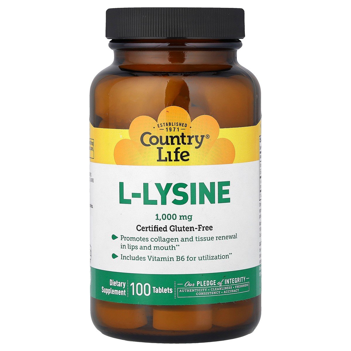 GUEST_b9287447-9339-456b-bdac-0a3caf4f4beb.jpg Country Life L-Lysine, 100 Tablets - Image 1