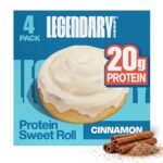 Legendary Foods Gluten Free and Keto Friendly Protein Sweet Roll - Cinnamon - 9.5oz/4ct