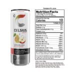 CELSIUS Sparkling Fuji Apple Pear Functional Energy Drink - 12 fl oz Can - Image 4
