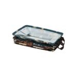 The Lakeside Collection Rustic Printed Home Storage Decor Polyester Baskets Set of 2 - Lodge Patchwork & Moose - Image 3