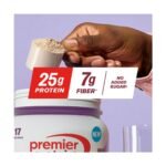 Premier Protein Plus Fiber Powder - Chocolate - Whey Protein - 26.4oz/17 Servings - Image 4