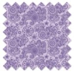 Bacati - Isabella Paisley Aqua/Lilac/Purple Fabric Storage Toy Chest - Image 4