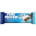Pure Protein Cookies & Cream High Protein Snack Protein Bar - 20g Protein - 12ct: Gluten-Free, Chewy - Image 3