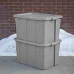Sterilite Tuff1 30 Gallon Plastic Storage Tote Container Bin with Lid (12 Pack) - Image 5