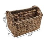 Vintiquewise Woven Magazine Holder - Image 4