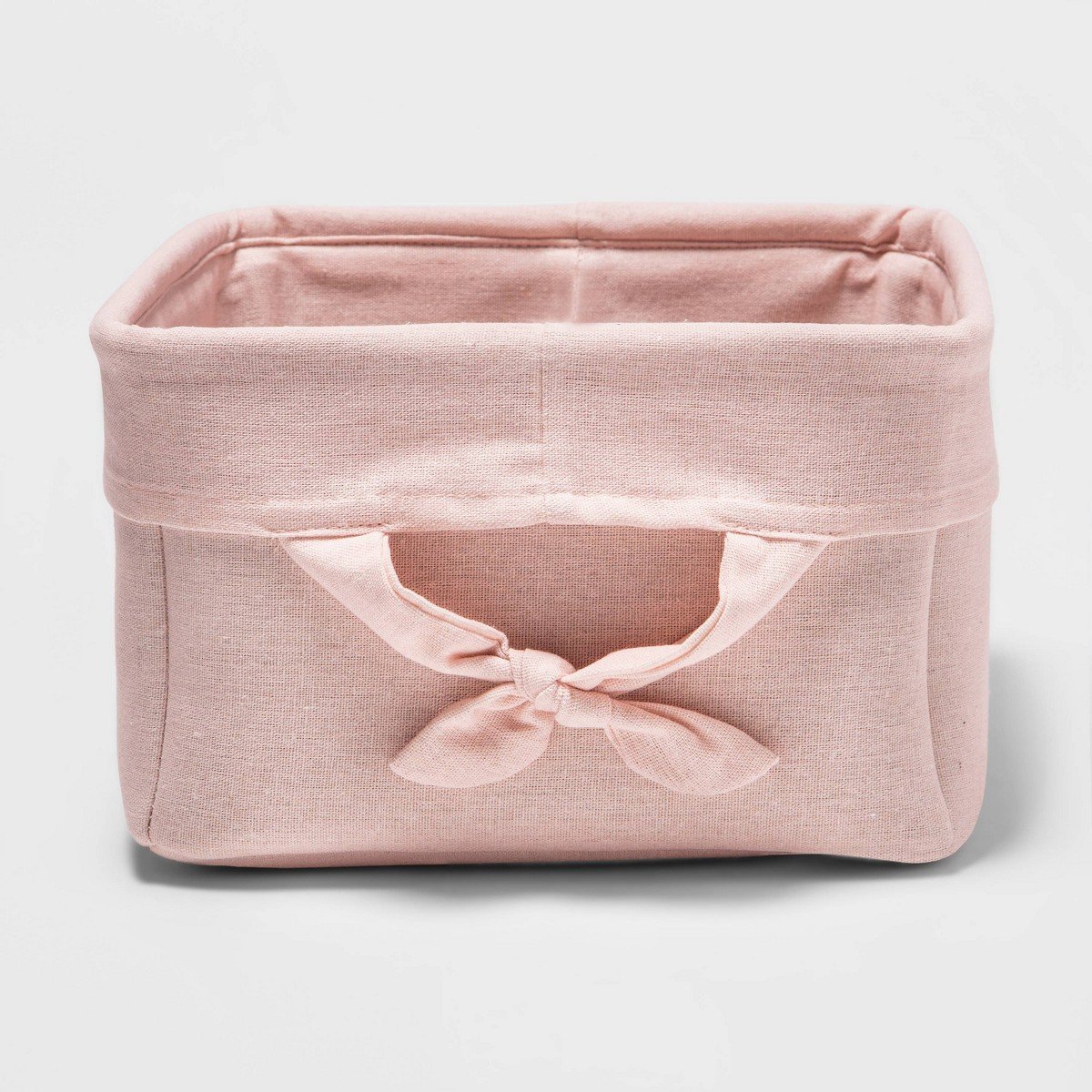 GUEST_bd601571-e5ef-4271-bf61-6c497dbd3ac5.jpg Decorative Storage Bin with Side Tie Medium - Cloud Island™ Pink - Image 1