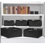 Sorbus 7 Piece Stackable Woven Basket Organizer Set with Built-In Carry Handles - Stylish Storage for any room in the household - Image 5