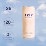 TRIP Mindful Blend Peach Ginger Magnesium Botanical Seltzer - 12 fl oz - Image 3