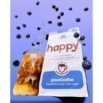 Happy Blueberry Flavored Medium Roast Ground Coffee - 12oz: Arabica Beans, Colombian Variety - Image 3
