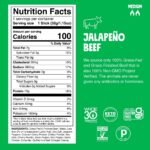 Chomps Snack Sticks Jalapeno Beef Meat Sticks - 9.2oz/8ct - Image 5