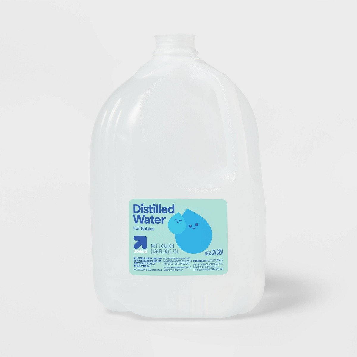 GUEST_bf05dce1-12b4-45c2-99dc-5f873af095b4.jpg 1 Gallon Distilled Water for Babies - 128 fl oz - up&up™: Ready to Use, Purified Waters - Image 1