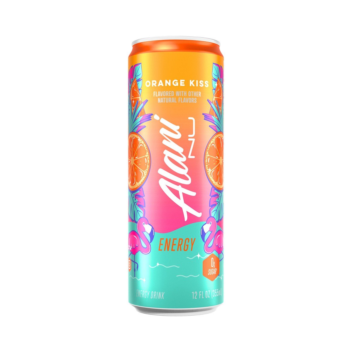 GUEST_bfc79041-7f72-4853-b0cb-51d976024fdf.jpg Alani Orange Kiss Energy Drink -12 fl oz: Gluten-Free, Vegan, Caffeinated - Image 1