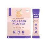 Cloud Cafe Royal Milk Tea with Marine Collagen Instant Black Tea - 8oz: Caffeinated