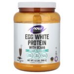 NOW Foods Sports, Egg White Protein With BCAAs, Creamy Chocolate, 1.5 lbs (680 g)