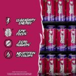 GHOST Energy Drink Welch's Grape-Cran - 16oz Single: Sugar-Free, Gluten-Free, Vegan - Image 4
