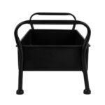 Footed Caddy Black Metal - Image 5
