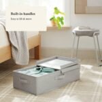 Underbed Fabric Bin with Lid Light Gray - Brightroomâ„¢ - Image 5