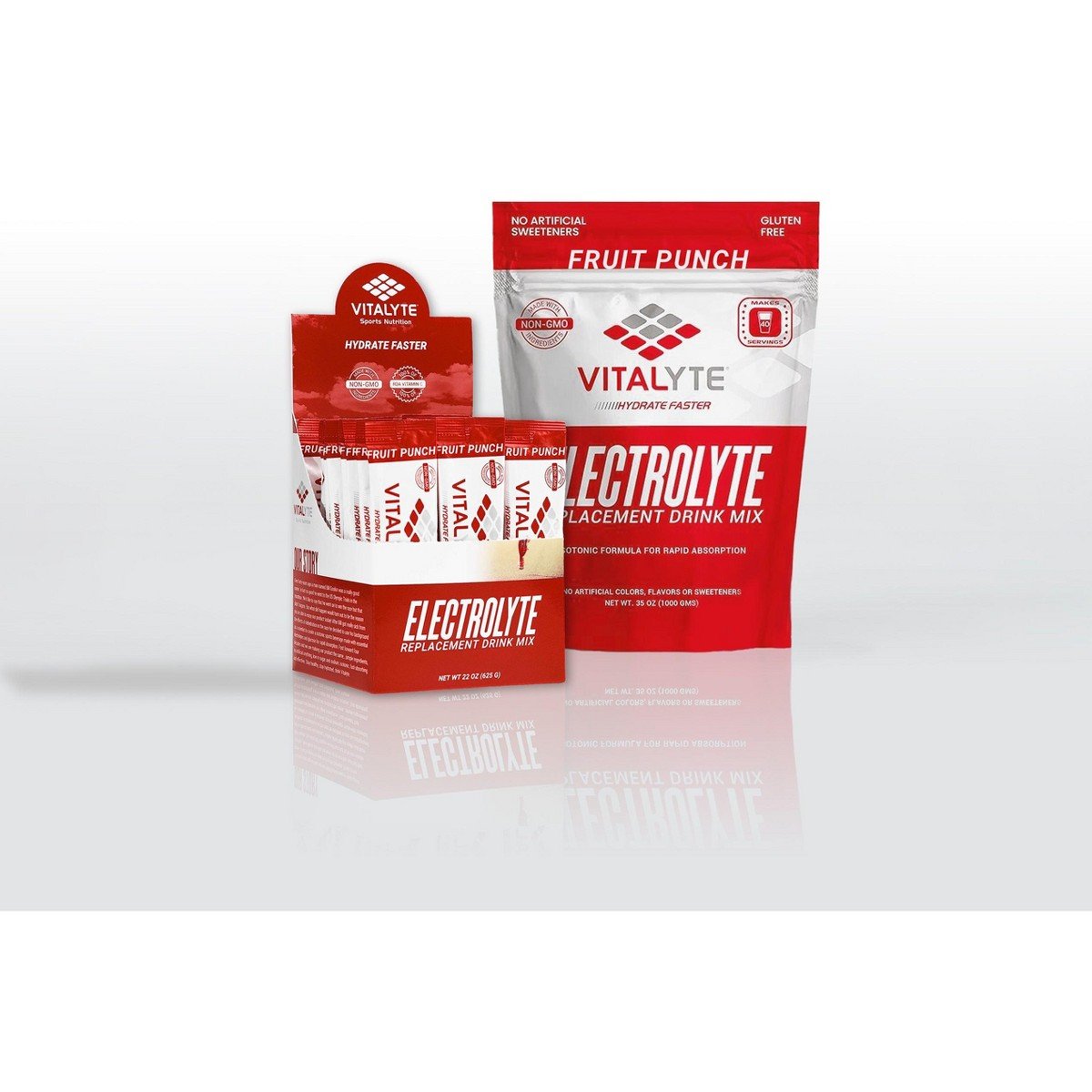 GUEST_c20aafb0-c557-4cfd-b823-497ea6d64fc6.jpg Vitalyte Electrolyte Powder Drink Mix Bundle, 1 Standup Pouch + 25 Count Packet Fruit Punch Flavor - Image 1