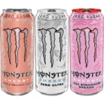 Monster Ultra Variety Pack Including Zero Ultra/Peachy Keen/Strawberry Dreams, Energy Drink - 12pk/16 fl oz Cans - Image 2