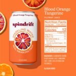 Spindrift Blood Orange Tangerine Sparkling Water - 8pk/12 fl oz Cans: Non-Caffeinated - Image 3