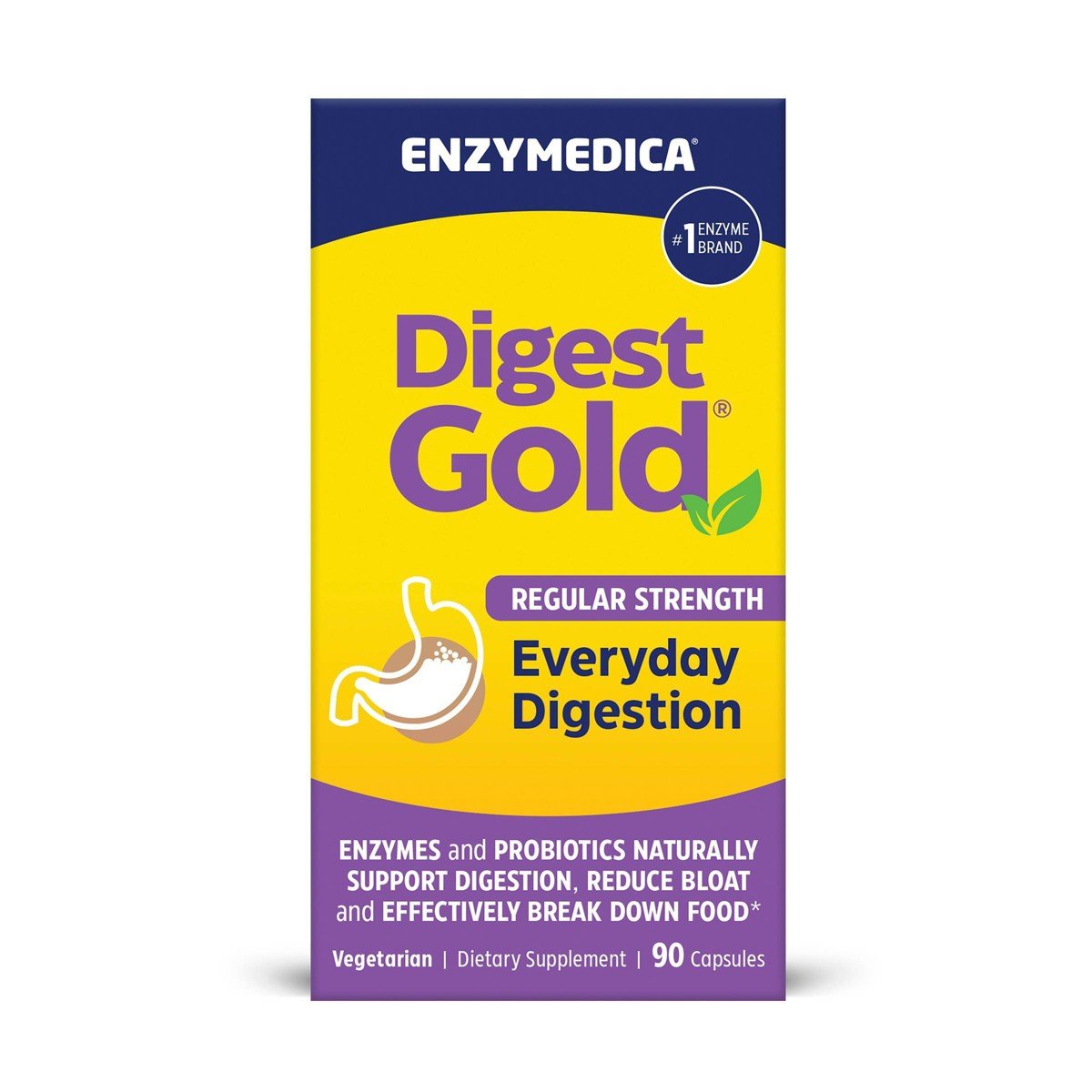 GUEST_c3471561-1b91-46c0-9e7f-d2a785bcb93b.jpg Enzymedica Digest Gold Enzymes and Probiotics Everyday Digestion Regular Strength Digestive and Gut Support Supplement Capsules - 90ct - Image 1