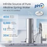 Waterdrop Alkaline Countertop Water Filter, NSF/ANSI 42 and 372 Certified, Reduces Heavy Metals, 99% Chlorine, Extra 1 CFF-02 Filter - Image 3