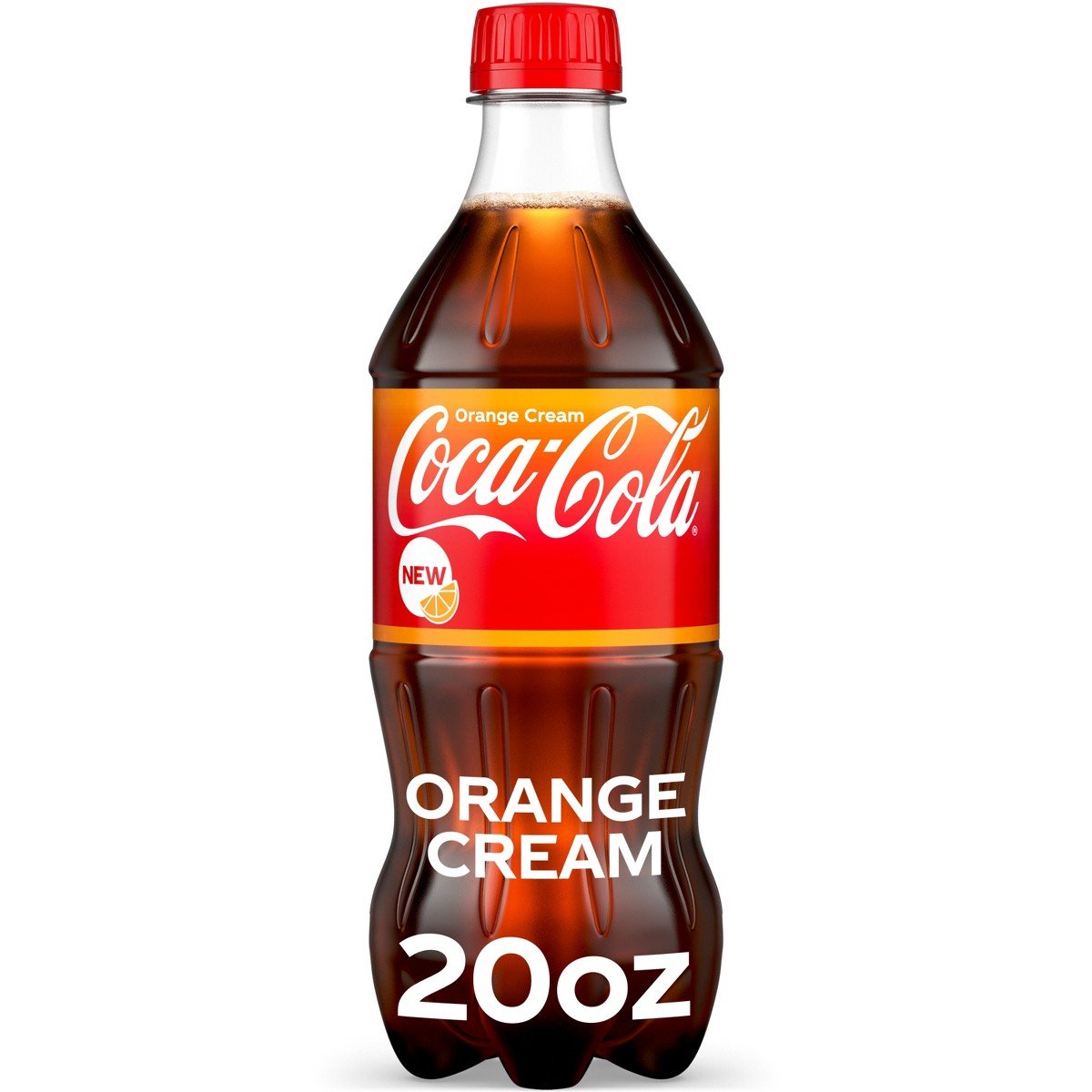 GUEST_c4dc1b4f-3837-4f56-b9c4-db59a9d97fb2.jpg Coca-Cola Orange Cream Soda - 20 fl oz Bottle: Caffeinated - Image 1