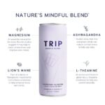 Trip Mindful Blend Raspberry Orange Blossom Lightly Sparkling Botanical - 12 fl oz - Image 5