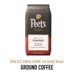 Peet's Italian Dark Roast Ground Coffee - 10.5oz: Arabica Beans, Dark Chocolate, Molasses - Image 3