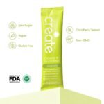 Create Wellness Creatine + Electrolytes Mix Monohydrate Stick Packs NSF Certified for Sport - Lemon Lime - 12ct - Image 6
