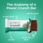 Power Crunch Chocolate Mint Wafer Whey Protein Energy Bars 13g Protein - 5ct - Image 4