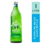 Mountain Valley Spring Water, Sparkling - 1L Glass Bottle