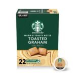 Starbucks Toasted Graham Flavor Light Roast Keurig K-Cup Coffee Pods - 22ct: No Artificial Flavors, No Added Sugar