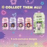 A-Sha Kuromi x Katseye RTD Jasmine Milk Tea - 10.5 fl oz - Image 5