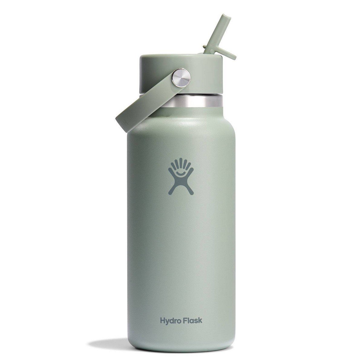 GUEST_c8a3eaa1-4cba-4c60-9ed0-aec6631b7e11.jpg Hydro Flask 32 fl oz Stainless Steel Wide Mouth Flex Straw Water Bottle - Agave - Image 1