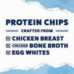 WILDE 13g On The Go Snacks Protein Chips - Sea Salt & Vinegar - 1.34oz/4ct: 5.36 Oz Net Weight, Ready to Eat - Image 4
