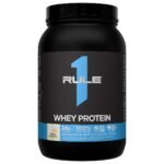 Rule One Proteins Whey Protein - 24g Fast-Acting Protein from All-Whey Sources Muscle Recovery or Anytime Use - Vanilla Ice Cream - 2lb