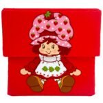 Strawberry Shortcake 8" Storage Box - Fabric Bin with Lid, Holds Toys, & More