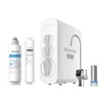 Waterdrop G3P800 Reverse Osmosis System, 800GPD, Tankless Under Sink with LED Purifier,Extra N1CF and Remineralization Independent Filters