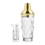 Final Touch Yarai Drink Shaker Set, 24oz Shaker & Measuring Tool (Brass) - Image 3