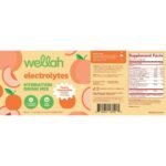 Wellah Electrolytes Powder (Peach Clementine) 50 Servings - Hydration Drink Mix, 7 Vitamins & Minerals, Zero Sugar - Image 5